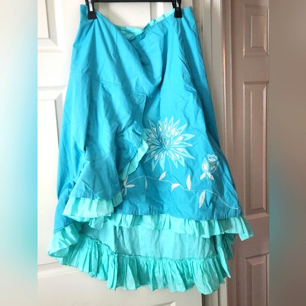 Derhy/ skirt/ aqua blue/ size 16/